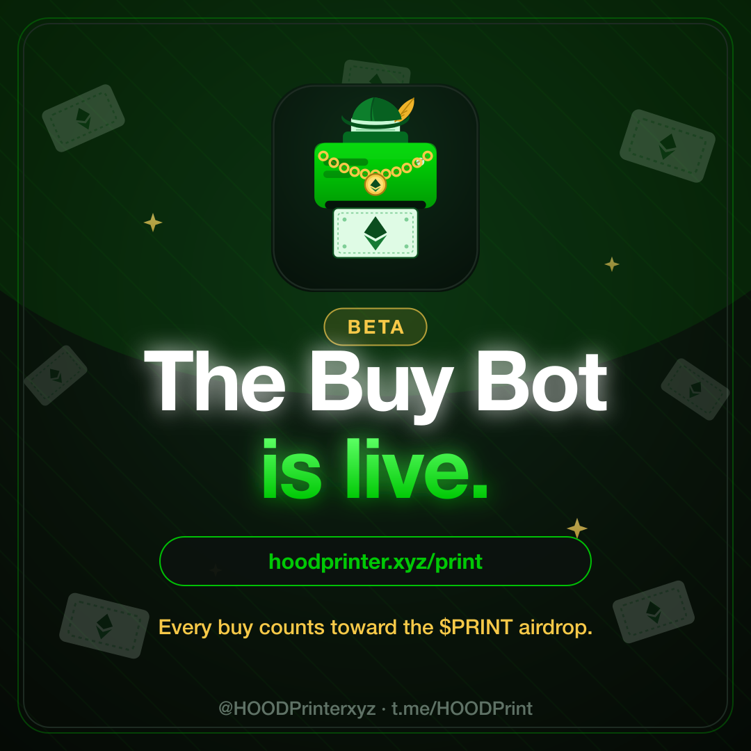 The Buy Bot is live