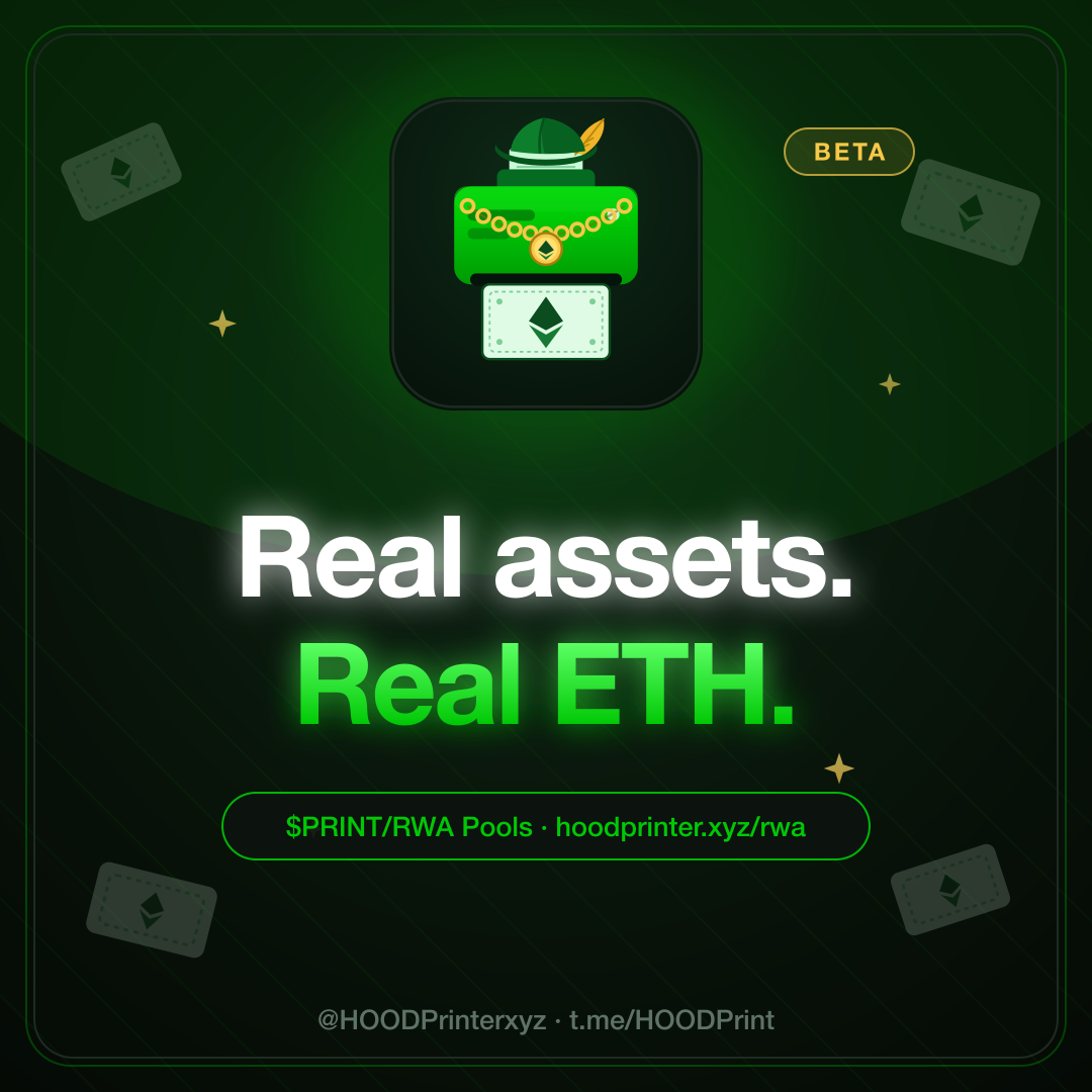 Real assets. Real ETH.